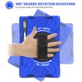 thumbnail image 2 of XYX Case for Lenovo Tab P11 Pro (2nd Gen) 2022 11.2 inch TB-138FC/TB-132FU with 360 Degree Rotating, Hand Strap, Shoulder Strap, Blue, 2 of 7