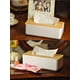 thumbnail image 3 of CHAO Caja de pañuelos práctica estándar rectangular de madera/tela, dispensador de pañuelos 21x12x9,5 cm, 3 of 5