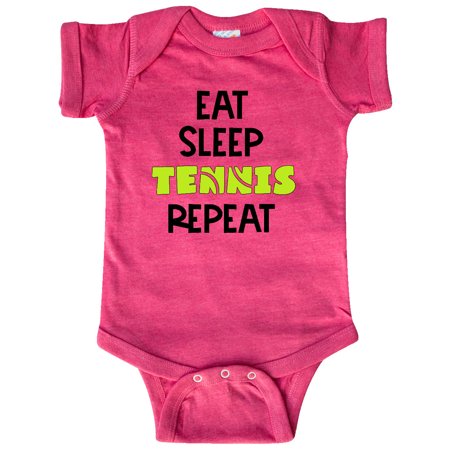

Inktastic Eat Sleep Tennis Repeat Gift Baby Boy or Baby Girl Bodysuit