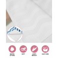 thumbnail image 6 of Geometric Blue Ombre Kitchen Dish Towels for Drying Dishes Set of 2, Modern Gradient White Ocean Striped Waffle Weave Microfiber Hand Tea Bathroom Towels Quick Dry & Absorbent Towel 12x12, 6 of 7