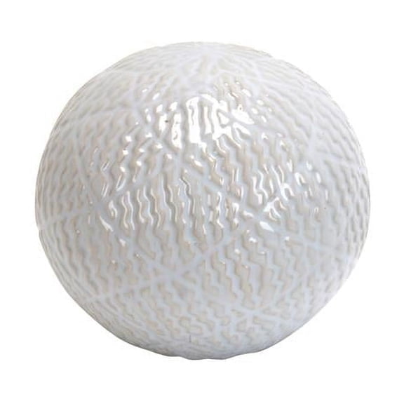 Jeco HD-HAVS036W 4.7 in. Decorative Ceramic Spheres, White