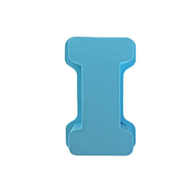 Hornada Molde de silicona azul con letras del alfabeto para repostería,velas,cera,jabón y manualidades con resina (1 pieza) Rkxzt