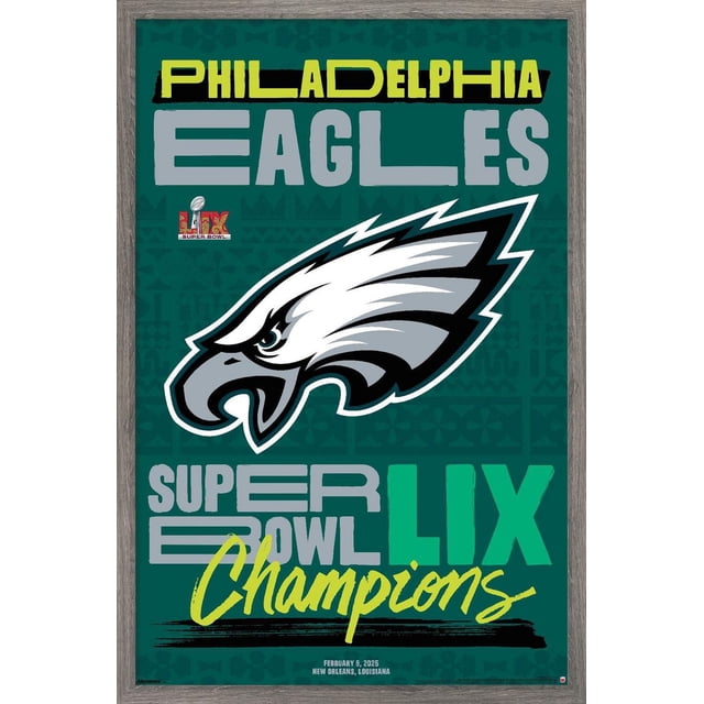 Logo de l'équipe NFL Philadelphia Eagles - Super Bowl LIX