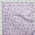 thumbnail image 3 of oneOone Cotton Cambric Light Pink Fabric Watercolor Floral Craft Projects Decor Fabric Printed By The Yard 56 Inch Wide, 3 of 4