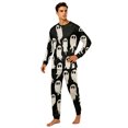 thumbnail image 2 of Matching Family Halloween Pajamas Set, Cute Spooky Pumpkin Ghost Long Sleeve PJs Sleepwear Loungewear Gift for Holiday Season, 2 of 5