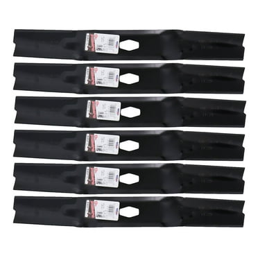 Lame Ricambio 942-05052a 6 Lame Di Ricambio Per Tosaerba CUB CADET - Modelli 942-05052A, Compatibili Con RZT, L50, S50, XT1, LT50, GT50 6 Lame Per Tosaerba Rider - Foto 12