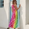 thumbnail image 7 of Animal Print Patterns Sleeveless Dress Woman Fashion Long Dresses Women's Summer Suit Dress 2025, 7 of 7