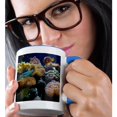 thumbnail image 2 of 3drose, Salt Water Aquarium, Vitu Levu, Fiji - Oc01 Dpb0398 - Douglas Peebles, 11oz Two-tone Blue Mug, 2 of 6