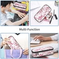Custom Cute Skull Print Horror Pencil Cases for Large Capacity Skeleton ...