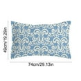 thumbnail image 3 of Ohufall Blue Digital Print Pillow Covers Hotel Quality Polyester Case Simple Style For Home Student Holiday Everyday Bedding Home Goods, 3 of 6