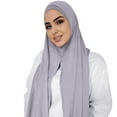 thumbnail image 5 of Clearance! Hontri 1Pc Scarf under $10, Muslim Head Scarf Solid Color Long Scarf Wrap Scarves Cotton Scarf for Women Fashion On Sale, 5 of 9