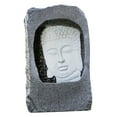 thumbnail image 4 of XBrand Self Standing Buddha Face Water Fountain, Indoor and Outdoor Relaxing Zen Decor, 23 Inch Tall, Grey and White, 4 of 10