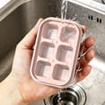 thumbnail image 4 of Bandeja para Cubitos de Hielo con Tapa, de Plástico Apto para Alimentos, para Refrigerador, Hermética y con Puerto de Inyección de Agua, Ideal para La Cocina o para Viajes., 4 of 6