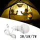 thumbnail image 1 of Bombilla LED UDIYO, interfaz USB universal, iluminación sencilla de bajo voltaje, luz nocturna portátil para acampar al aire libre, lámpara USB de 1,2 m para emergencias (tamaño: 3/5/7 W), 1 of 7