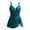 Mint Green, variant on Busydd Girls Bathing Suit with Built in Bra 7-16 Years Print Straps Girls Swimsuit One Piece V Neck Pleated Side Bow Swimdress 7 Years