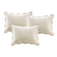 thumbnail image 5 of 6 Piece Reversible Scalloped Edge Daybed Cover Set Cream Daybed, 5 of 6
