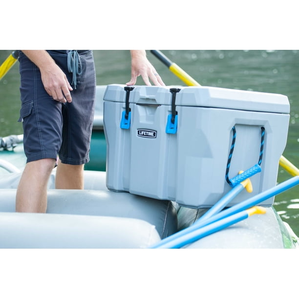 Free Shipping! Lifetime New 55 Qt. High Performance Cooler, Grey