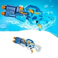 thumbnail image 4 of Pack of 2 Summer Soaker Water Gun High Speed Long Range Dual Nozzle Gun for Pool Party, Family Fun, Camping, Outdoors, 4 of 7
