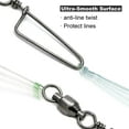 thumbnail image 6 of Ball Bearing Fishing Swivels with Coastlock Snaps,20pcs High Strength Copper Snap Swivels Stainless Steel Welding Rings Black Nickel, 6 of 6