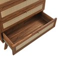 thumbnail image 5 of Dresser Drawer Chest, Walnut, Wood, Bedroom Living, Modern Contemporary HB35712, 5 of 7