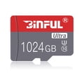 thumbnail image 1 of Tarjeta de Memoria 1024GB Alta Velocidad UHS-I C10 U3 V30 4K, Micro SDXC con Adaptador, para Teléfono, Tablet, Dron, Grabación Full HD, 1 of 8