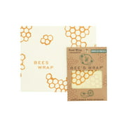 Bee's Wrap Small Beeswax Wrap, Honeycomb Print - Plastic-Free Food Storage