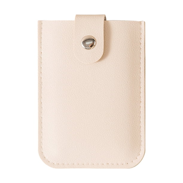 Cartera con tarjetero extraíble y cierre de botón a presión,tarjetero oculto con múltiples ranuras extraíbles,mini estuche de cuero para organizar tarjetas de crédito y efectivo,cartera compacta