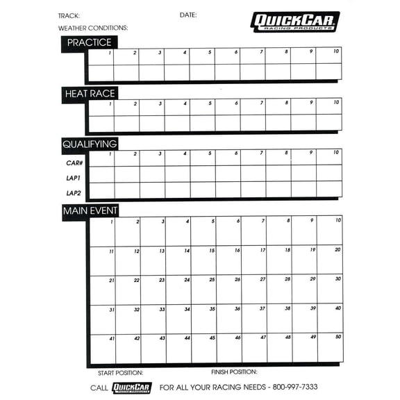 QUICKCAR RACING PRODUCTS 51-230