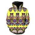 thumbnail image 1 of Sudadera con capucha y cremallera estilo nacional retro para hombre, estilo casual, genial, con estampado 3D, estilo hip hop, ropa de calle, manga larga, unisex, divertida, moda de primavera, 1 of 6