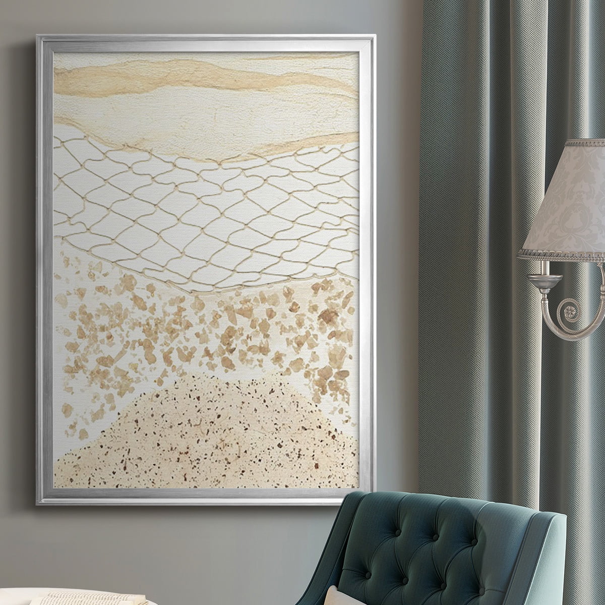 Coast Away II Premium Framed Print, in Gold, Black, or Silver - Ready to Hang