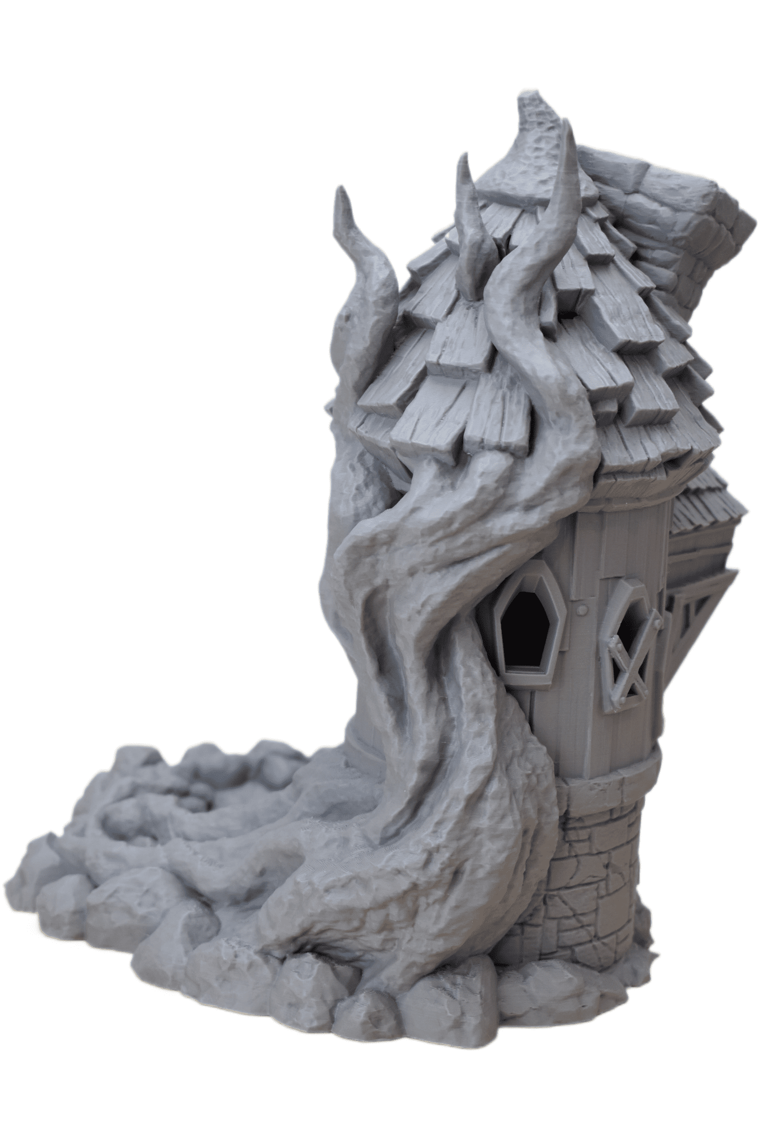 The Wizard's Tower Dice Tower - 11 Inch Tall Dice Tower, 3D Printed, Tabletop RPG, DND Accessories, Dice Tower, Dice Accessories, Role Playing Game