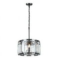 thumbnail image 1 of Elegant Lighting Monaco 17" 4 Light Glass Crystal Pendant Lamp, 1 of 2