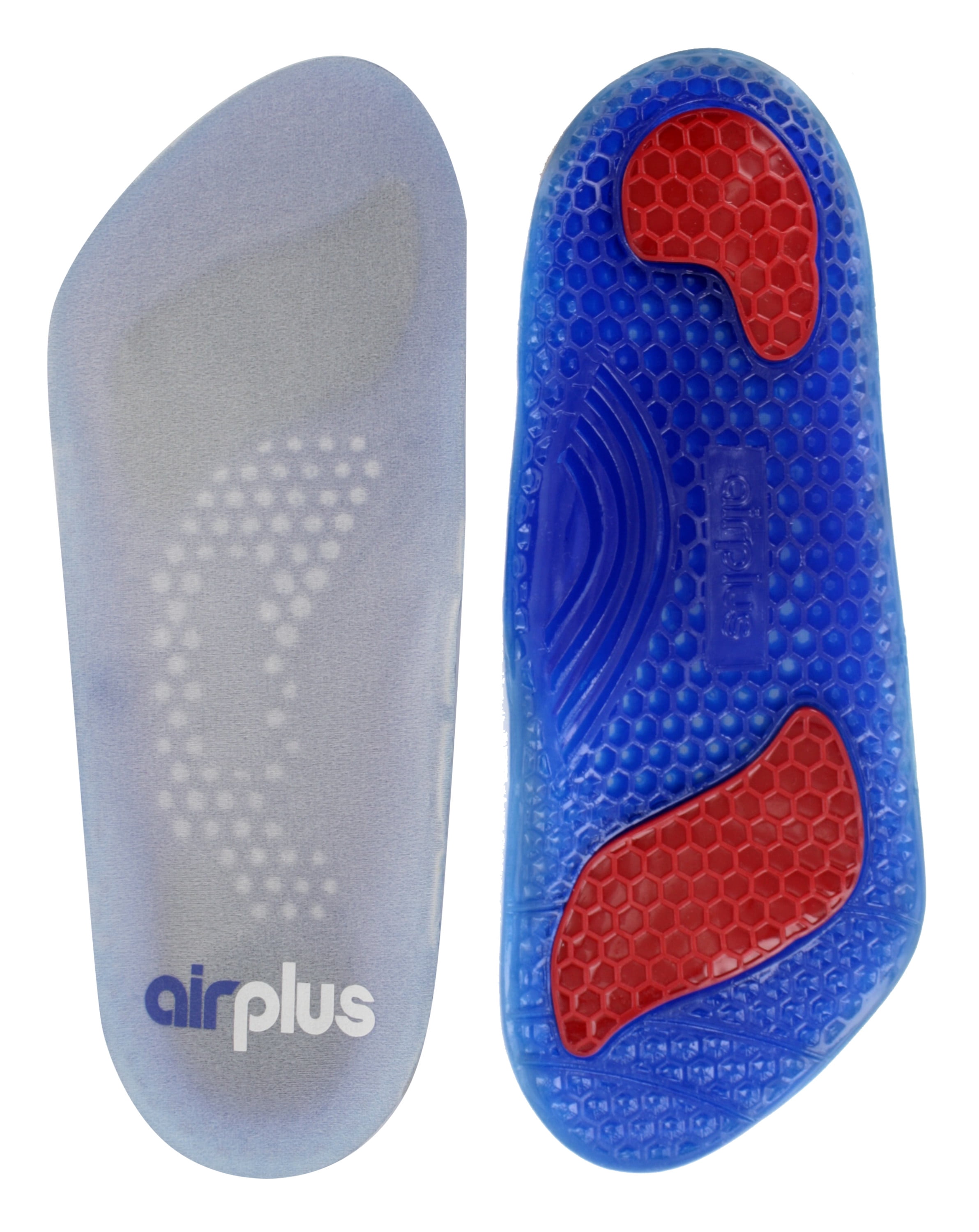 Airplus Gel Orthotic 3/4 Length Comfort and Stability Shoe Insoles for ...