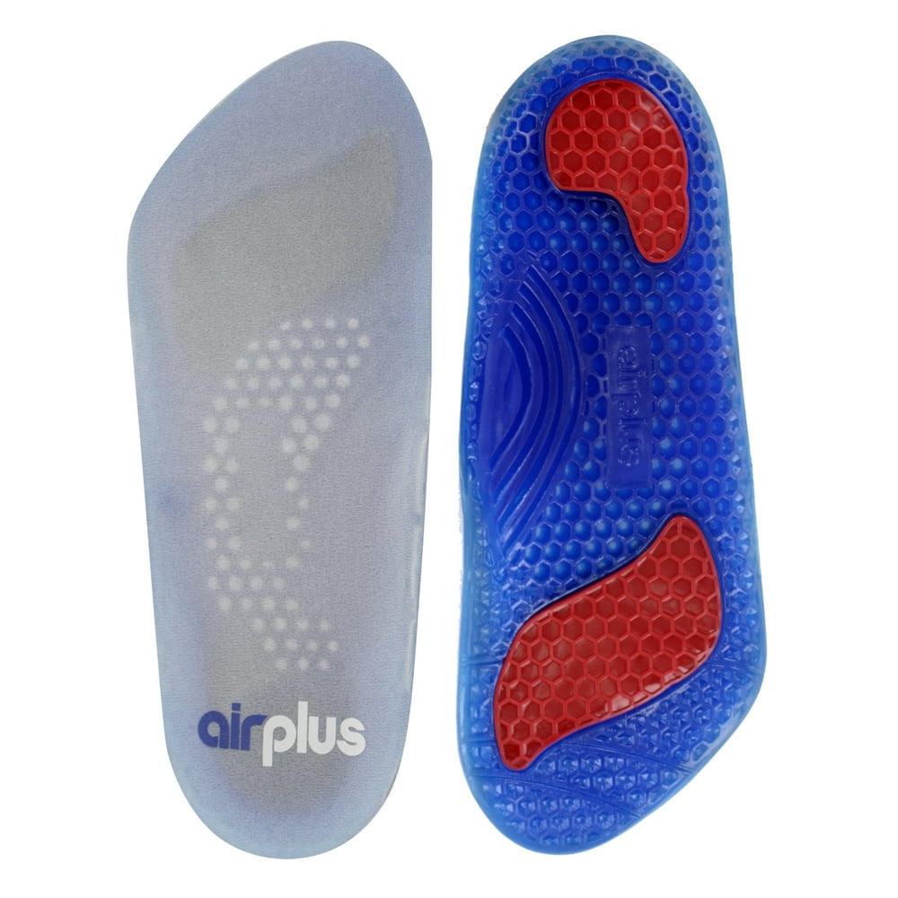 Airplus Gel Orthotic 3/4 Length Comfort and Stability Shoe Insoles for