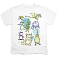 thumbnail image 2 of Jim Henson Monster Doodles Kids T Shirt for Youth Boys and Girls, White, Medium, 2 of 5