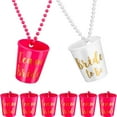 thumbnail image 5 of Copa de cadena de cuentas para despedida de soltero, para novios, fiesta de graduación, copa de cadena de cuentas de plástico para novios con luz, 5 of 5