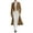 Brown Jacket for Men, variant on Mrmaere Men's Tailcoat Formal Long Coat Double-Breasted Elegant Outerwear for Wedding & Black L