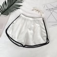 thumbnail image 2 of Pantalones cortos deportivos para mujer Pantalones cortos deportivos sueltos con pierna ancha Pantalones cortos deportivos, blanco, XXL Methold AP001487-05B, 2 of 7
