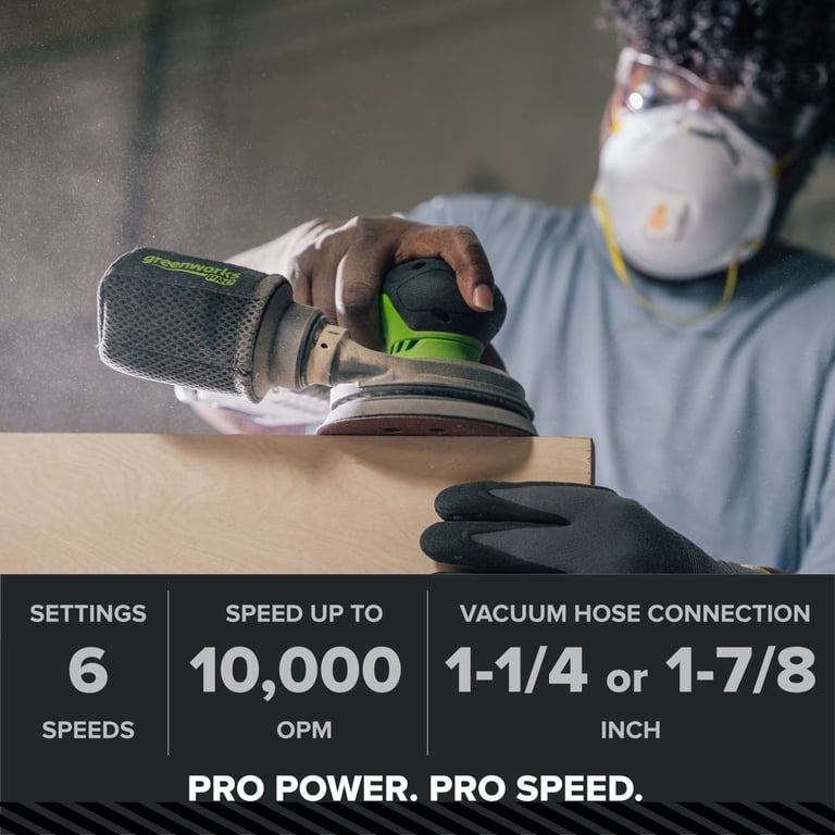Greenworks Pro PowerAll 24V Brushless Random Orbit Sander, Tool