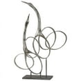 thumbnail image 3 of Bowery Hill Contemporary Bird Sculpture in Silver and Bronze, 3 of 3