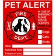 thumbnail image 1 of Pet Inside Sticker - Please Rescue Our Pets, Save Our Pets Window Cling | Pet Alert Safety Fire Rescue Sticker, Save Our Pets Emergeencies Pet Inside Decal, in House Home Window Door Sign, 1 of 8