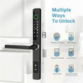 thumbnail image 4 of Serrure de Porte Intelligente Mince à Empreinte Digitale avec Poignées, Entrée Sans Clé, Serrure de Porte, Clavier Bluetooth, Carte, Sans Clé pour Porte de 35-120 mm, Maison Intelligente Intégrée, 4 of 5