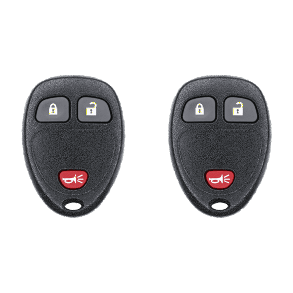 Car Key Fob Keyless Entry Remote for 2010 GMC Sierra FCC OUC60270 OUC60221 Part Number 15913420 20868852 20669056 20869056 22936099 20952475 (all PN's are interchangeable) Pack of 2