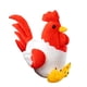 thumbnail image 4 of Juguete de peluche de pollo, muñecos de peluche para decoración del hogar, adorno de muñeco de pollo suave para Rojo y blanco, 4 of 9