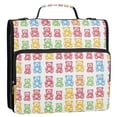 thumbnail image 5 of FORMRS Zipper Binder with Shoulder Strap 2-inch Ring 500 Sheet Capacity File Bag, Gummy Bear Pattern, 5 of 5