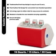 thumbnail image 2 of Igloo 16 QT Playmate Elite Ice Chest Cooler, 30 Can Capacity, Popsicle, 2 of 15