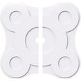 thumbnail image 4 of 32"OD x 1"ID x 11"C x 1"P Luna Architectural Grade PVC Contemporary Ceiling Medallion, Two Piece, 4 of 7