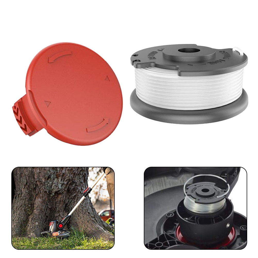 Spool Trimmer Line Fit for Hyper Tough Spool Trimmer Line+Cap Cover HT19-401-003-07 Lawn Mower Parts Line Spool