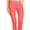 Coral Pink, variant on Women's Cotton Blend Capri Jeggings Stretchy Skinny Pants Jeans Leggings