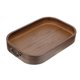 thumbnail image 2 of Rectangular Vintage Bamboo Tray For Serving Snacks In Kitchen Light Brown 1Pcs, 2 of 4